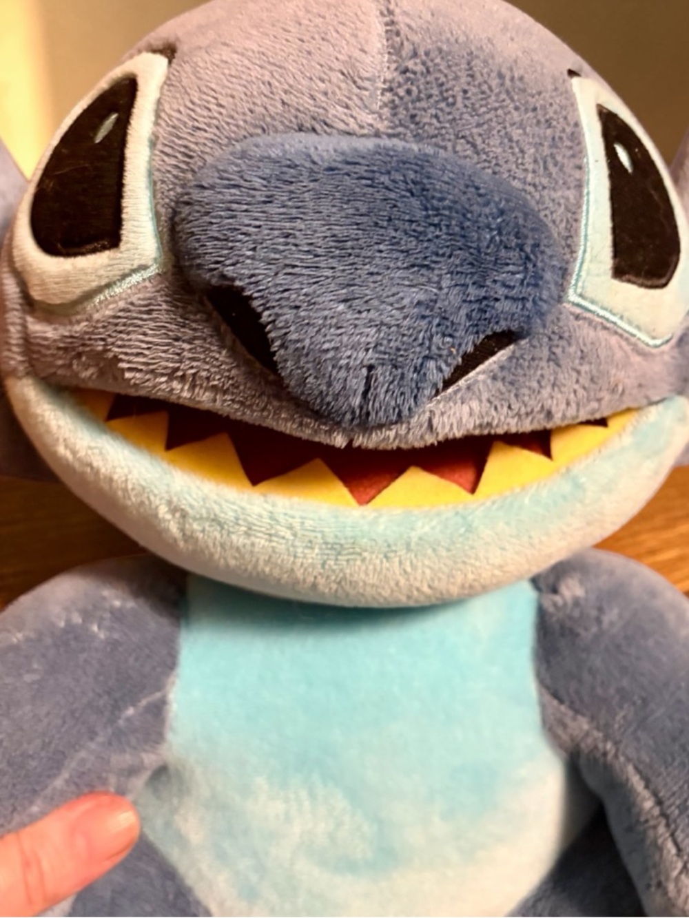 Disney Blue Stitch Plush Stuffed Toy - Light Blue and Dark Blue, Build a Bear,